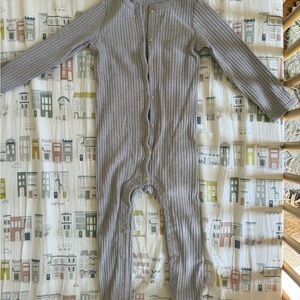 H&M Taupe Romper with Long Sleeves